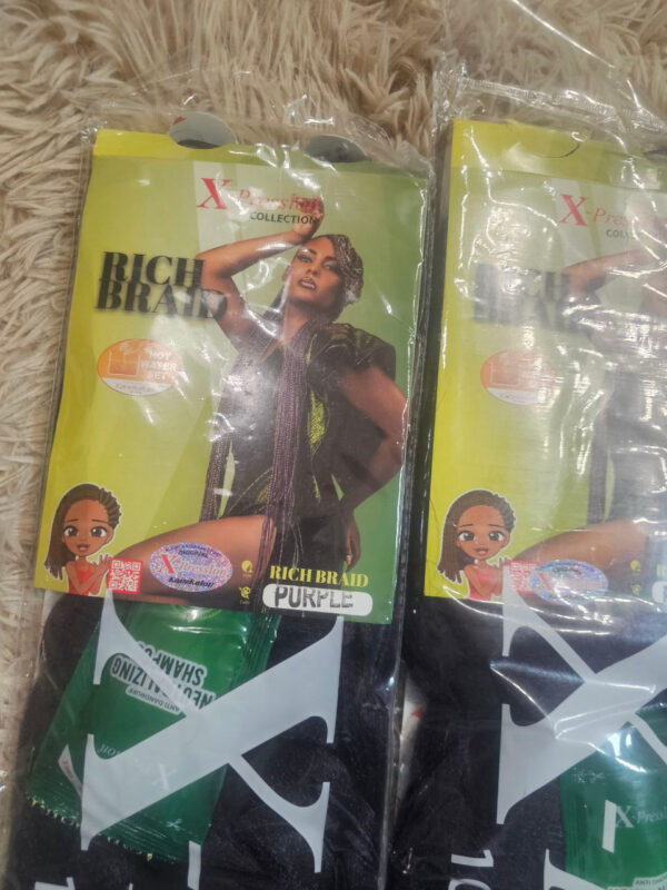 X-PRESSION RICH BRAID COLOR PURPLE