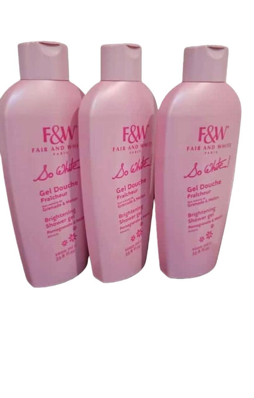 F&W Fair and White So White Brightening Shower Gel