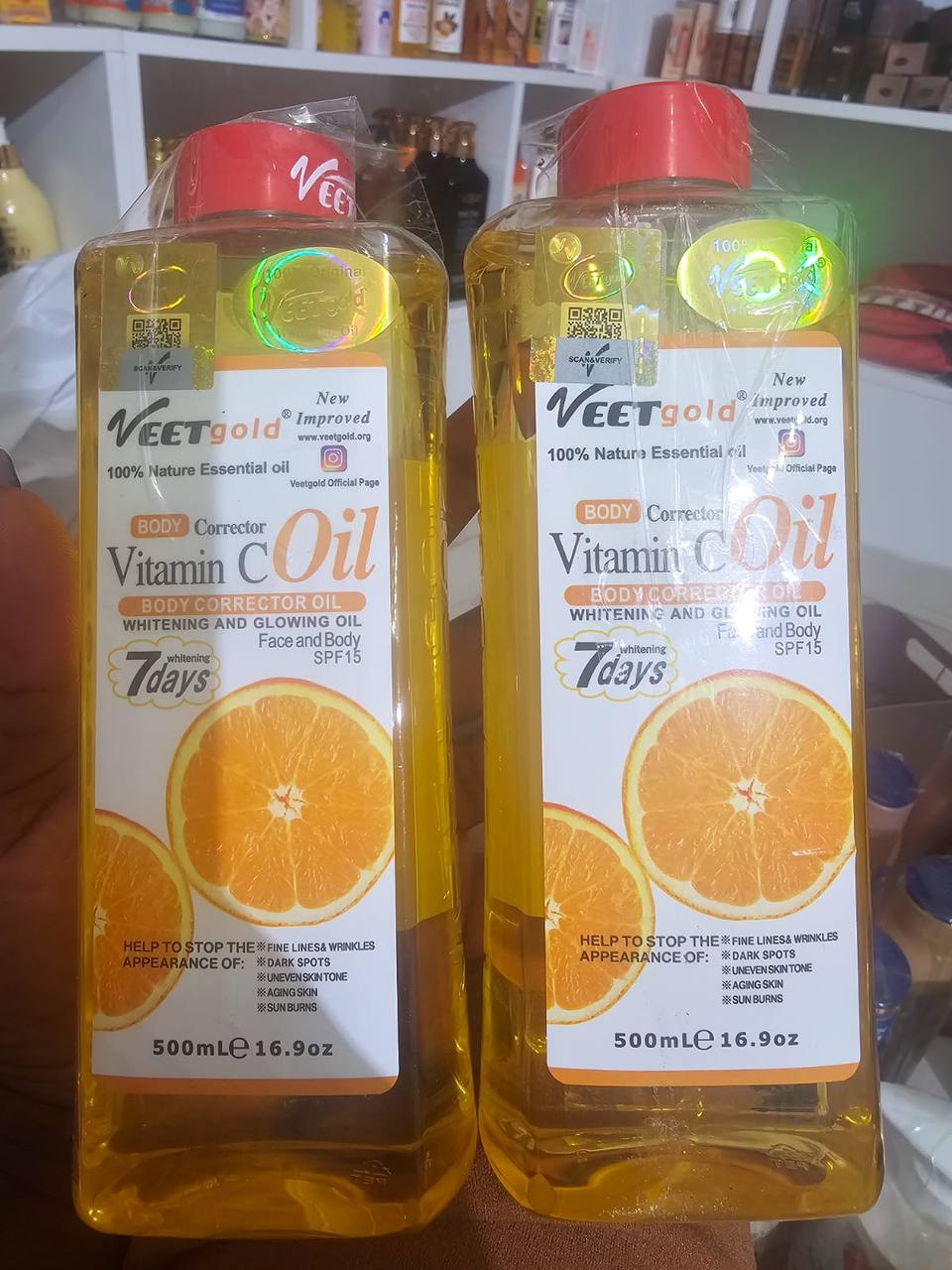 Veetgold vitamin C oil corrector